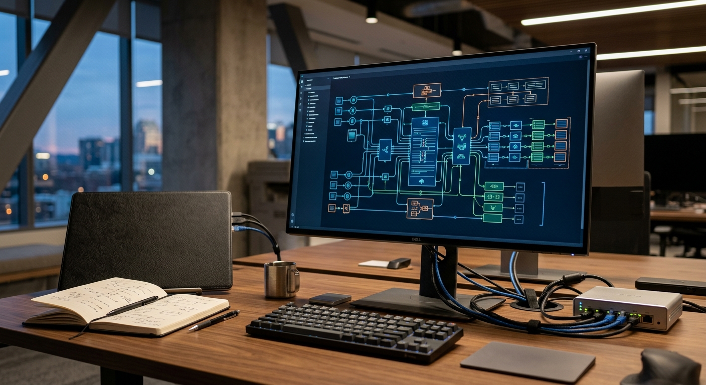Premium technical materials representing data pipeline infrastructure